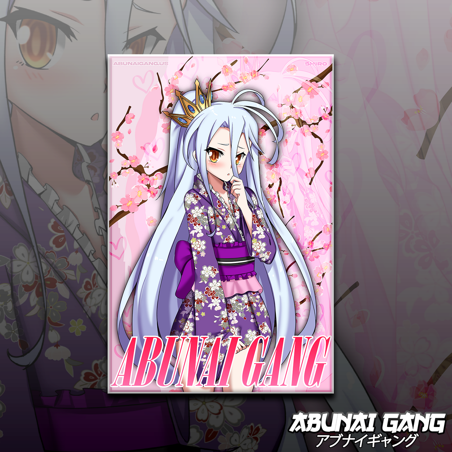Yukata Shiro Print