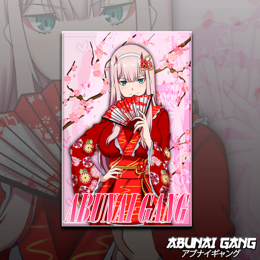 Yukata Zero Two Print